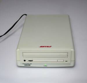 清掃済 旧MELCO BUFFALO CDS-6S 外付け SCSI CD-ROM ドライブ TEAC CD-56S
