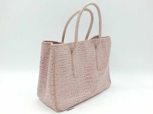 【z26443】Les sacs Adam ルサックアダム ハンドバッグ ピンク 格安スタート