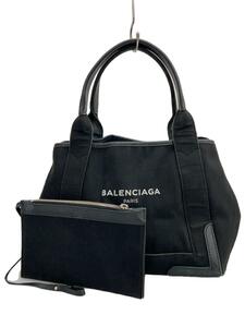 BALENCIAGA◆トートバッグ/キャンバス/BLK/339933