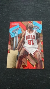 SKY BOX製1996年当時物!!NBA CHICAGO BULLS「DENNIS RODMAN」トレーディングカード USA製 1枚/デニス・ロドマン 