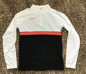 NIKE ナイキ ハーフジップシャツ DRI-FITテクノロジー 裏起毛　used 長袖