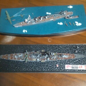 戦艦 模型 2艦 ケース付き ジャンク品 妙高