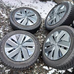 きれい美品185/60R16バリ山バリ溝 ミシュラン日産純正ホイールセット4本4穴100