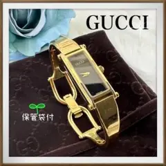 ✨SALE✨【GUCCI グッチ】バングルウォッチ 1500 ゴールド　腕時計