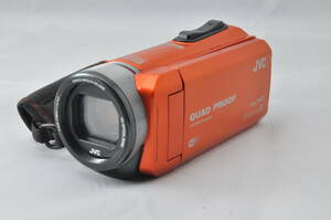 【送料無料 ジャンク】JVC GZ-RX600-D ハイビジョンメモリームービー オレンジ EverioR ビデオカメラ #A24411