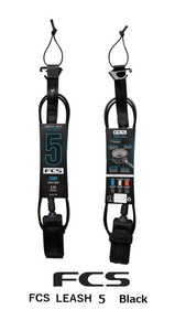 送料無料（一部除く）▲FCS COMP Leash 5ft Black(新品)リーシュコード