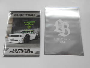 LBWK LB リバティーウォーク トレーディングカード Vol.2 ダッジ チャレンジャー ホワイト Liberty walk