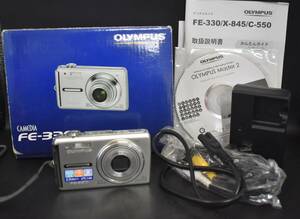 W5-78 【難あり】OLYMPUS オリンパス CAMEDIA キャメディア FE-330 コンパクト デジタルカメラ デジカメ 現状品