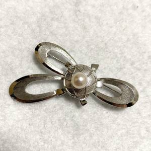MIKIMOTO ミキモト　パール ブローチ アクセサリー シルバー 刻印 silver 925 真珠