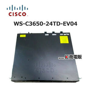 【中古】 WS-C3650-24TD-EV04 Cisco / シスコ Catalyst 3650-24 2×10G スイッチングハブ 【ビジネスホン 業務用 電話機 本体】
