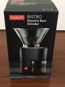 【未使用】ボダム ビストロ　BODUM BISTRO 電動式コーヒーグラインダー ブラック【送料無料】