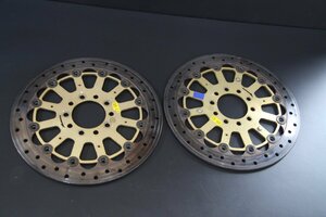 GSX-R系　ブレンボ製レーシングフロントブレーキローターセット６ｍｍ　３０５ｍｍ！