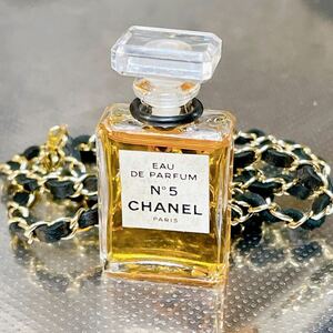 シャネル 香水 ネックレス　ペンダント　正規品　CHANEL No.5 箱付き　ヴィンテージ　レア