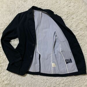 TAKEOKIKUCHI タケオキクチ　テーラードジャケット　デニム　ブラック　Mサイズ　2B 美品　大人の品格