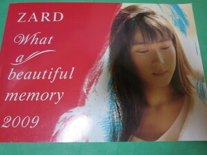 ZARD What a beautiful memory 2009　坂井泉水　ライブパンフレット 
