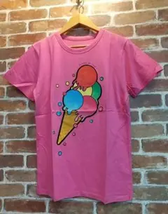 アイスクリーム Tシャツ ピンク
