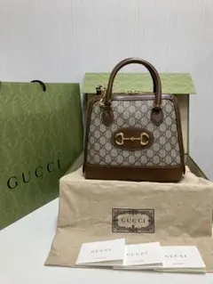 新品同様‼️ GUCCI  ホースビット 1955〕スモール トップハンドルバッグ