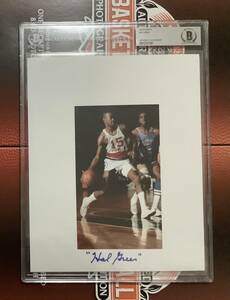 2020 LEAF 8"X10" AUTOGRAPHED PHOTO EDITION 直筆サイン入り写真 ベケットBASケースに封入 HAL GREER