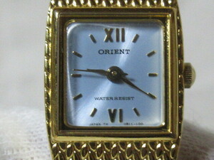 ◆動作品　ORIENT/ オリエント　レディース　3針 　クオーツ 　腕時計 　UBLL-NO　CS　ゴールドカラーベルト