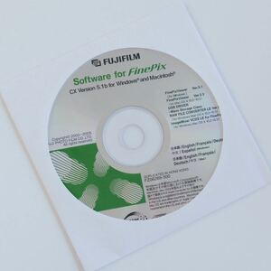 〈即決〉 FUJIFILM フジフィルム Software for FinePix CX Version 5.1b CD-ROM ソフトウェア ［ゆうパケット発送対応］