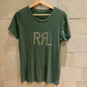 RRL ダブルアールエル Tシャツ XS ロゴT 緑 グリーン