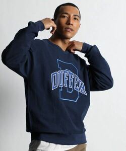 The DUFFER of ST.GEORGE スウェット BIG LOGO CREW SWEAT：USAコットン ビッグロゴ クルースウェット