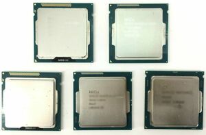 【5枚セット】Intel CPU Core i3 4130 3.40GHz SR1NP 2コア ソケット FCLGA1150 デスクトップ用 BIOS起動確認済【中古品】【送料無料】　