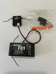 JRPROPO RD731受信機＋エクストラアンテナEA131のセット　中古品