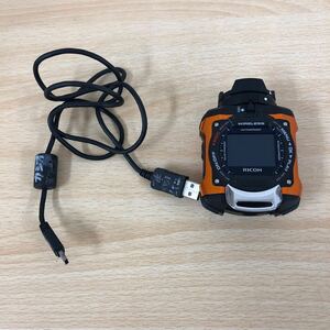 美品 リコー RICOH 防水アクションカメラ WG-M1 オレンジ 本体・カメラ関連