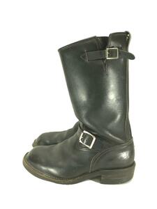 LANGLITZ LEATHERS◆ブーツ/Engineer Boots 70th Anniversary Limited Model/BLK/レザー