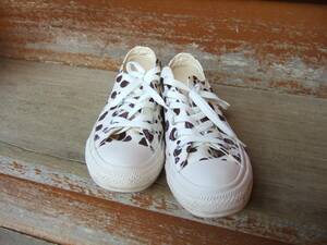 converse コンバース ALL STAR DALMATIAN OX オールスター ダルメシアン US 6.5 ブラウン×ホワイト 25cm 