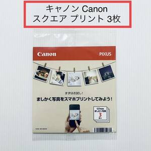 【3枚 真四角】光沢 12.7x 12.7 スクエア キャノン Canon プリント紙★ 四角 写真 写真用紙 プリント プリント用紙 光沢紙 プリンター印刷