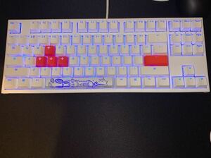 DUCKY CHANNEL One 2 TKL RGB Pure White Cherry Speed Silver