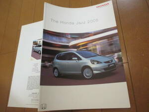 庫34670　カタログ ■ホンダ●外国語　The　Honda　ＪＡＺＺ　ジャズ●2004.11　発行●58　ページ