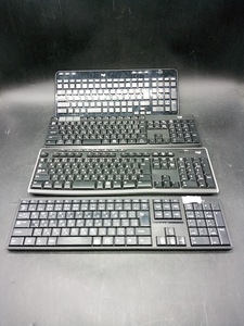 〇 各メーカー ワイヤレスキーボード K360・K375s・K270・BSKBW10 動作未確認４点 /ドングル付属 /キーボード /ワイヤレス