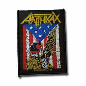 Anthrax パッチ／ワッペン アンスラックス Judge Dredd