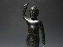 【桃】仏教美術：古銅誕生仏　其の六　江戸期