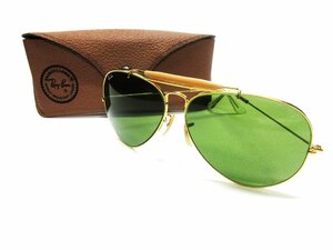 未使用に近い B&L Ray Ban OUTDOORSMAN ボシュロム レイバン アウトドアーズマン/#３/62㎜/USA/アメリカ/米国製