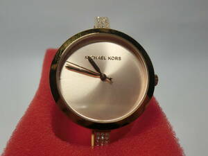 【№1103-O6004】中古品：MICHAEL KORS マイケルコース MK-3391 レディース腕時計 作動確認　目立ちものありません