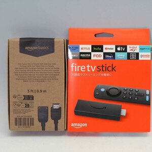 新品！Amazon アマゾン 第3世代 Fire TV Stick ファイヤースティックTV 高速オス→メスHDMI延長ケーブル付き◆836f17