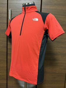 THE NORTH FACE(ザ・ノースフェイス） S/S HYBRID DELTA ZIPUP（ハイブリッドデルタジップアップ）NT11417 レッド M GOLDWIN正規品