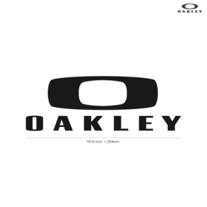 【OAKLEY】オークリー★10★ダイカットステッカー★切抜きステッカー★10.0インチ★25.4cm