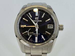 【即決】Grand Seiko ヘリテージ SBGE281 9R66-0BL0 スプリングドライブ式 GMTモデル ミッドナイトブルー 定価660000円 箱説有 セイコー