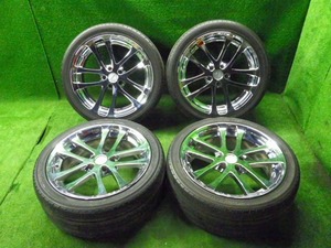 ■大型配送■　WEDS　クレンツェ　19インチ　8J　+38　5H　PCD114.3　ヨコハマ　245/40　R19　タイヤ付　220801006