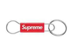 赤 国内購入 本物 Supreme Clip Keychain Key chain キーホルダー クリップ シュプリーム ロゴ キーチェーン