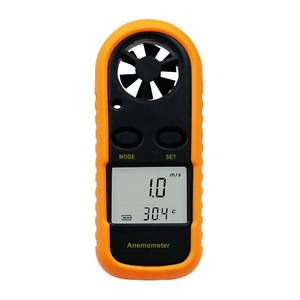 デジタル風速計 小型 温度計搭載 防水 風力計 風量計 【送料無料】