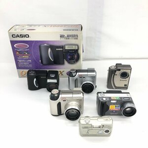 OLYMPUS オリンパス/CASIO カシオ/FUJIFILM 富士フィルムなど デジタルカメラおまとめ 6点 通電未確認【CDAV1002】