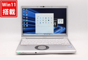 中古良品 フルHD 12.1型 Panasonic Let’s note CF-SV7RDCVS Windows11 八世代 i5-8350U 8GB 256GB-SSD カメラ 無線 Office付 中古パソコン