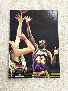 ジェームズウォージー James Worthy 1993 Topps Stadium Club #327 Los Angeles Lakers