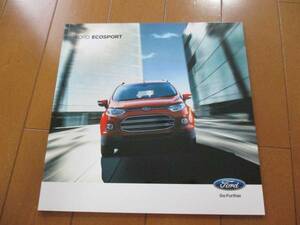 B6614カタログ*フォード*Ecosport2014.4発行41P